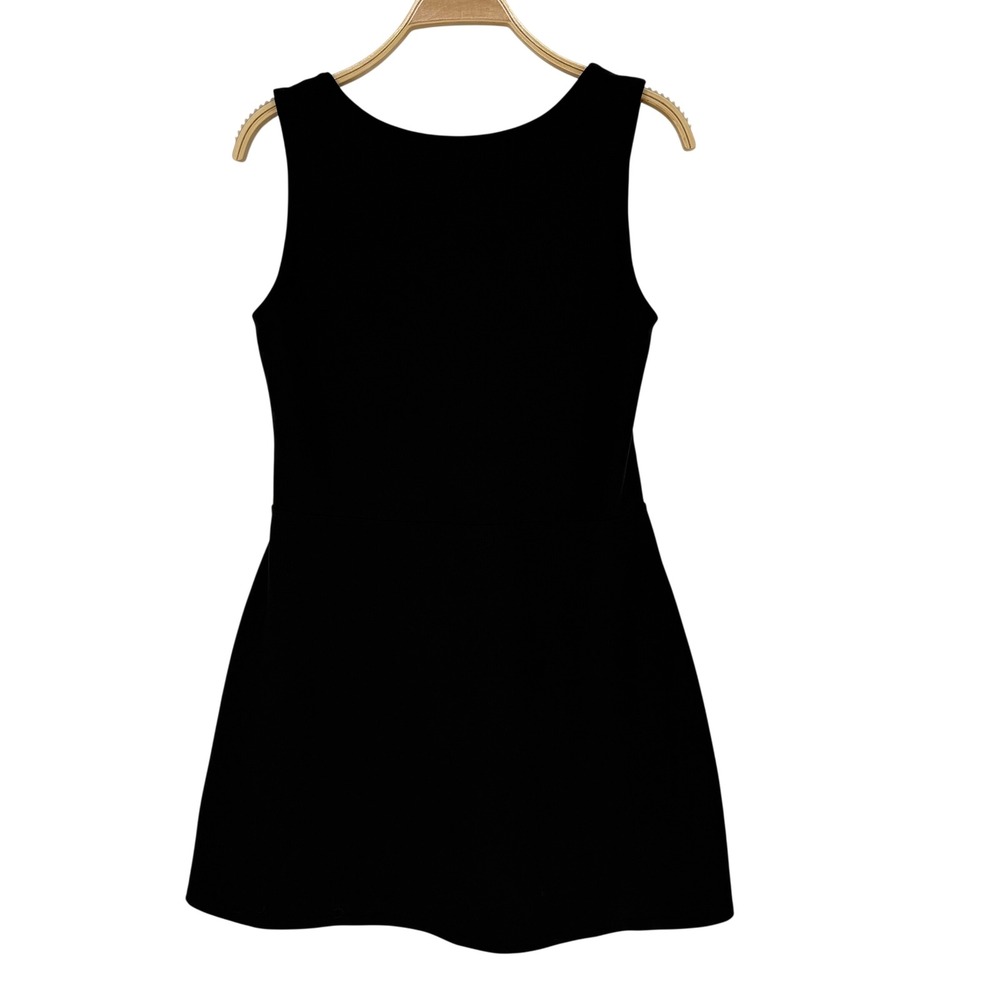 YPB sculptLUX Active Dress Womens Large Black Excellent Mini Scoop Neck